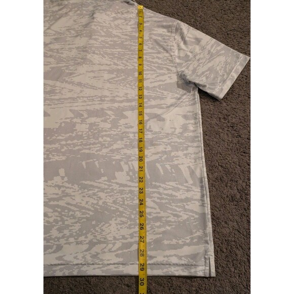Under Armour Noise Camo White / Gray Golf Polo Shirt Men's XL - Picture 6 of 6